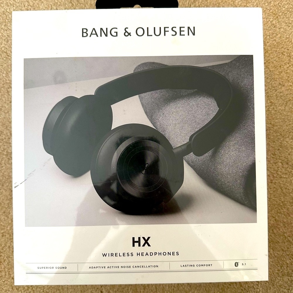 NWT NIB brand new Bang & Olufsen HX wireless noise cancelling headphones